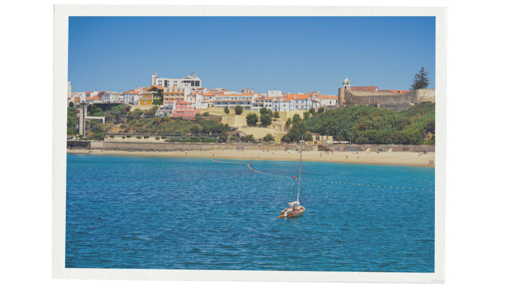 View across the Atlantic bay toward Sines on Portugal’s Alentejo coast