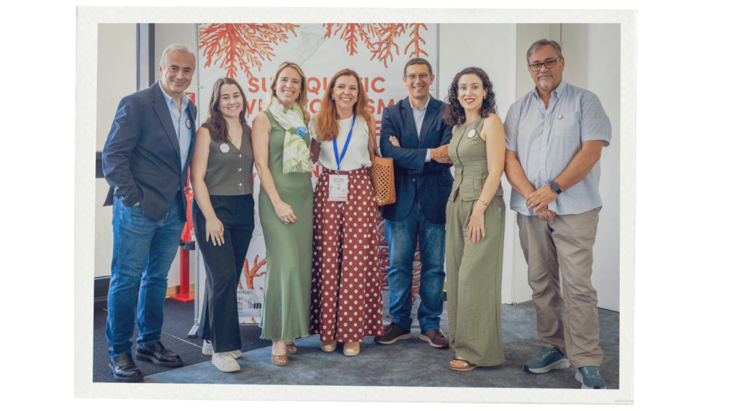 Organizers and participants at the 2026 Subaquatic Wine Tourism Experience in Sines